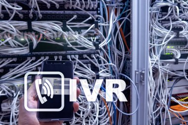 IVR Etkileşimli Ses Yanıtı İletişim Konsepti.