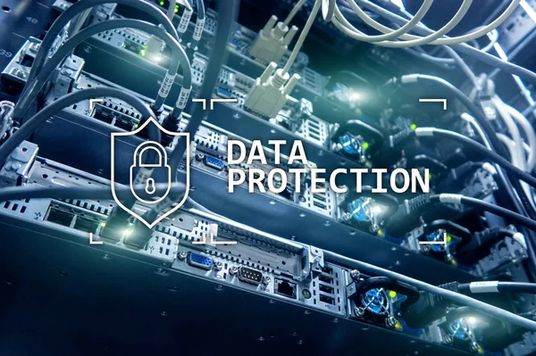 Protection Des Données Cybersécurité Confidentialité Des Informations Internet Concept Technologie — Photo