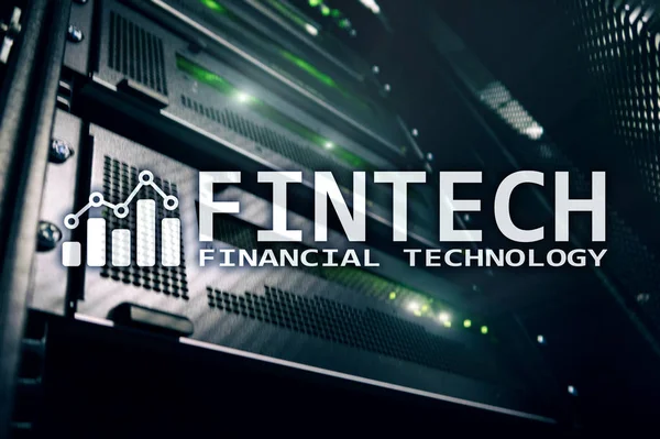 Fintech Finansowe Technologii Rozwiązań Oprogramowania Rozwoju Biznesu — Zdjęcie stockowe