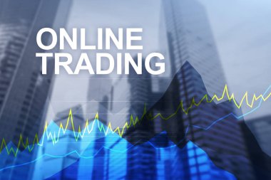 Online ticaret, Forex, yatırım ve finansal piyasa kavramı.