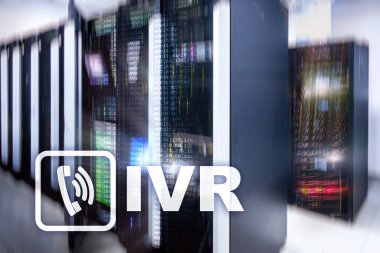 IVR Etkileşimli Ses Yanıtı İletişim Konsepti.