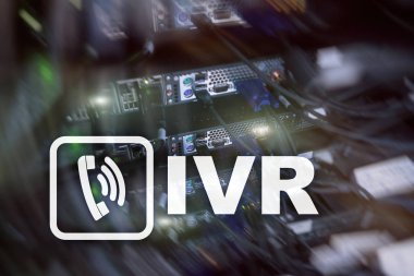 IVR Etkileşimli Ses Yanıtı İletişim Konsepti.