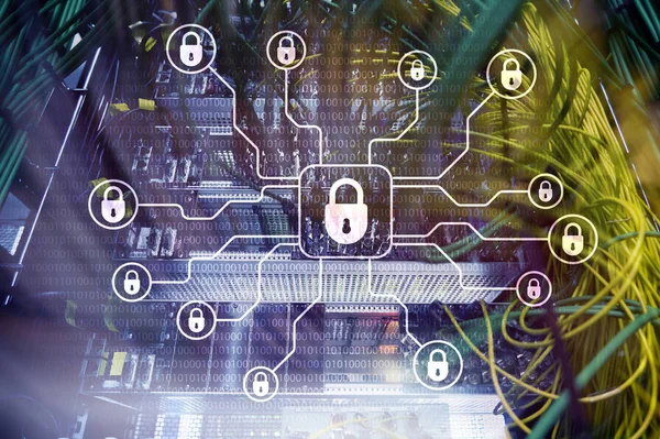 Cyber Sicherheit Datenschutz Datenschutz Internet Und Technologie Konzept — Stockfoto