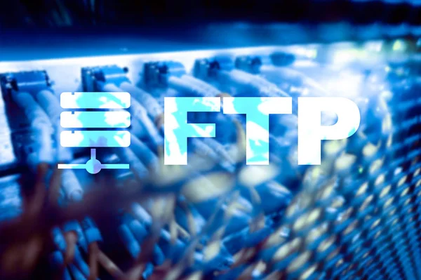 Ftp Protokol Transfer File Konsep Teknologi Internet Dan Komunikasi — Stok Foto