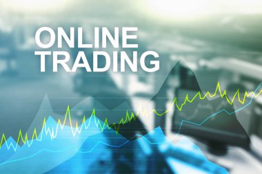 Online ticaret, Forex, yatırım ve finansal piyasa kavramı.