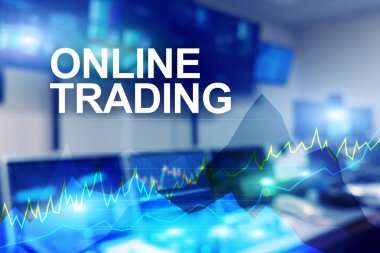 Online ticaret, Forex, yatırım ve finansal piyasa kavramı.