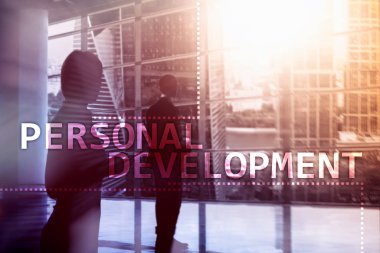 Çift Pozlama arka plan kişisel gelişim ve büyüme kavramı.