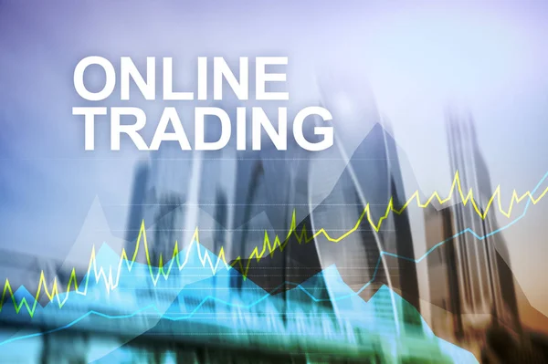 Online Trading Forex Investment Financial Market Concept — Stock Photo, Image