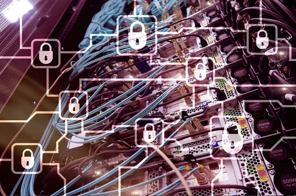 Cifrado Información Blochain Ciberseguridad Criptomoneda —  Fotos de Stock