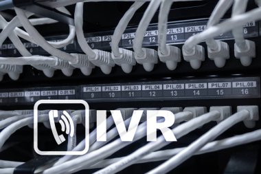 IVR Etkileşimli Ses Yanıtı İletişim Konsepti.