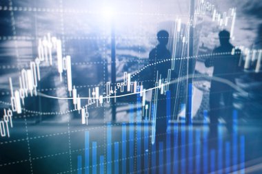 Eski ticaret, finans piyasası, iş merkezi geçmişi üzerine yatırım kavramı.