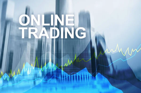 Online Συναλλαγών Forex Των Επενδύσεων Και Χρηματοοικονομική Αγορά Έννοια — Φωτογραφία Αρχείου