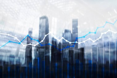 Çift Pozlama mali grafikleri ve diyagramları.