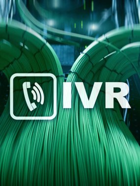 IVR Etkileşimli Ses Yanıtı İletişim Konsepti.