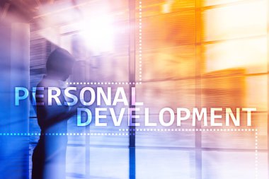 Çift Pozlama arka plan kişisel gelişim ve büyüme kavramı.