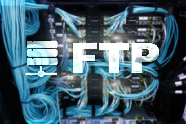 Ftp Protokol Transfer File Konsep Teknologi Internet Dan Komunikasi — Stok Foto