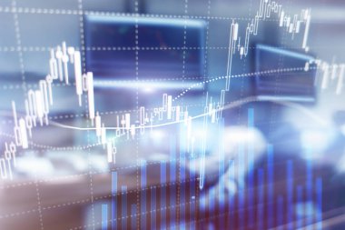 Eski ticaret, finans piyasası, iş merkezi geçmişi üzerine yatırım kavramı.