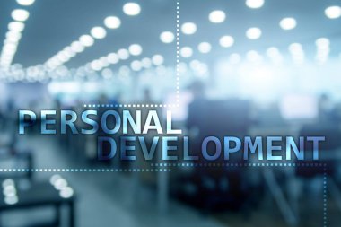 Çift Pozlama arka plan kişisel gelişim ve büyüme kavramı.