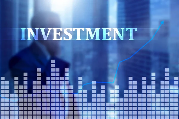Investering Roi Financiële Markt Concept — Stockfoto