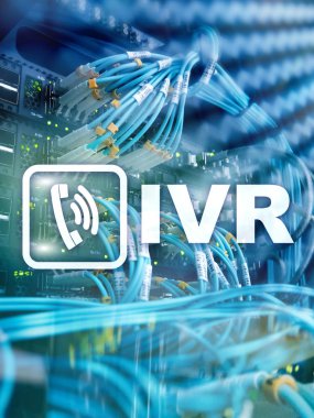 IVR Etkileşimli Ses Yanıtı İletişim Konsepti.
