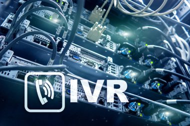 IVR Etkileşimli Ses Yanıtı İletişim Konsepti.