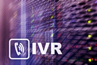 IVR Etkileşimli Ses Yanıtı İletişim Konsepti.