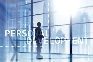 Çift Pozlama arka plan kişisel gelişim ve büyüme kavramı.