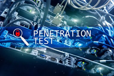Penetrasyon testi. Cybersecurity ve veri koruma. Hacker saldırı önleme.