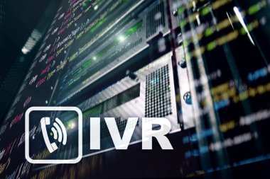 IVR Etkileşimli Ses Yanıtı İletişim Konsepti.