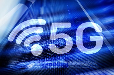 5g hızlı kablosuz Internet bağlantısı iletişim mobil teknoloji kavramı.