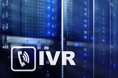 IVR Etkileşimli Ses Yanıtı İletişim Konsepti.