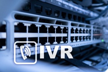 IVR Etkileşimli Ses Yanıtı İletişim Konsepti.