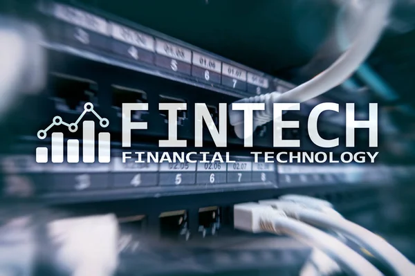 Fintech Finanztechnologie Unternehmenslösung Und Softwareentwicklung — Stockfoto