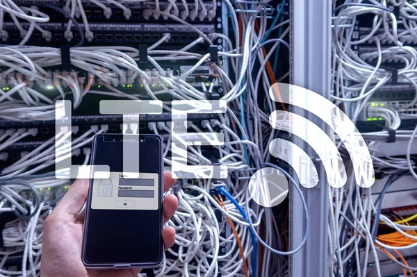 Lte Wireless Internet Technology Concept — Stock Photo, Image