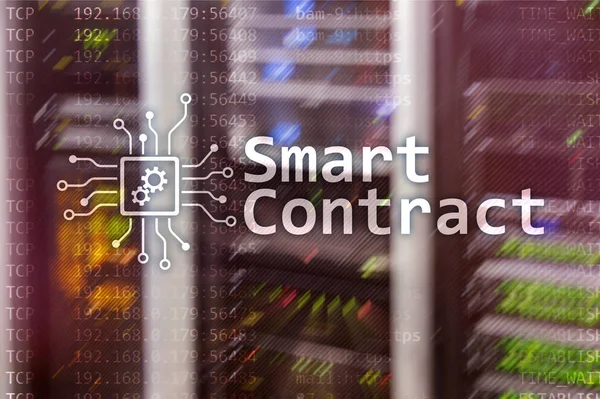 Smart contract, blockchain technology in modern business.