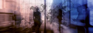 Forex Trading yatırım finansal grafik grafikler. İş ve teknoloji kavramı.