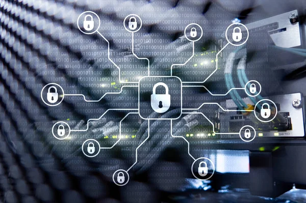 Cyber Sicherheit Datenschutz Datenschutz Internet Und Technologie Konzept — Stockfoto