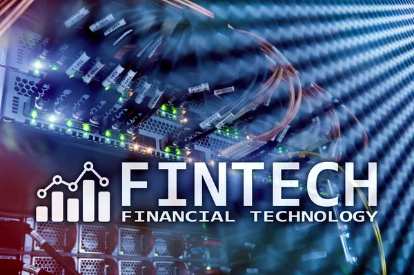 Fintech Фінансова Технологія Бізнес Рішення Розробка Програмного Забезпечення — стокове фото