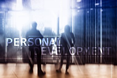 Çift Pozlama arka plan kişisel gelişim ve büyüme kavramı.