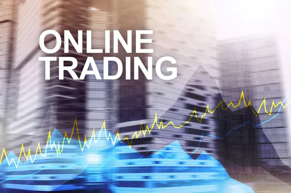 Online Συναλλαγών Forex Των Επενδύσεων Και Χρηματοοικονομική Αγορά Έννοια — Φωτογραφία Αρχείου