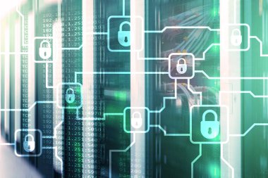 Blochain bilgi şifreleme. Siber güvenlik, kripto para birimi.