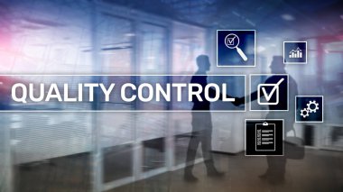 Kalite kontrol ve güvence. Standardizasyon. Garanti. Standartları. İş ve teknoloji kavramı.