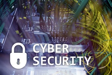 Siber güvenlik, veri koruma, bilgi gizliliği. Internet ve teknoloji kavramı.