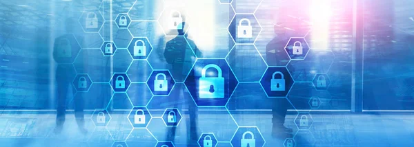 Cyberveiligheid Privacy Gegevens Gegevens Bescherming Virus Spywarescans Defensie — Stockfoto