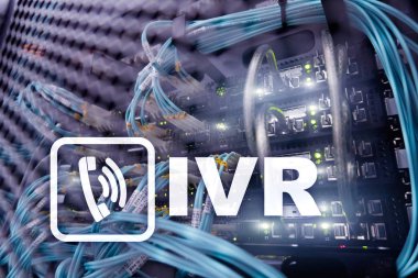 IVR Etkileşimli Ses Yanıtı İletişim Konsepti.