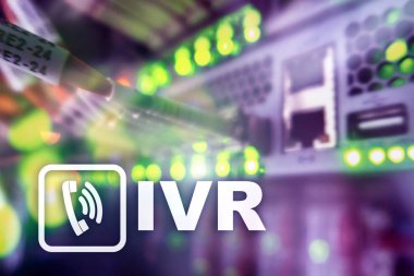 IVR Etkileşimli Ses Yanıtı İletişim Konsepti.