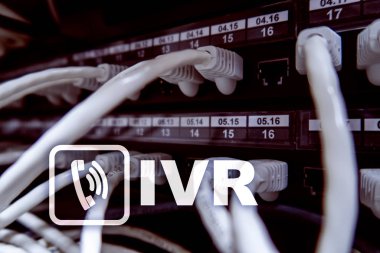 IVR Etkileşimli Ses Yanıtı İletişim Konsepti.