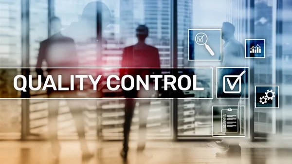 Control Calidad Garantía Estandarización Garantizado Normas Concepto Negocio Tecnología —  Fotos de Stock