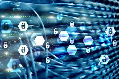 Siber güvenlik, veri koruma, bilgi gizliliği. Internet ve teknoloji kavramı.