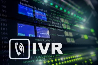 IVR Etkileşimli Ses Yanıtı İletişim Konsepti.